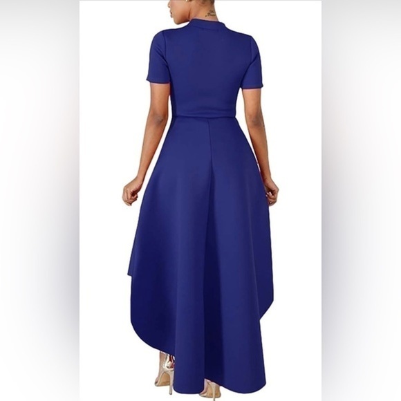 shirt Dress High Low Irregular Hem Sz 3XL - Picture 3 of 8